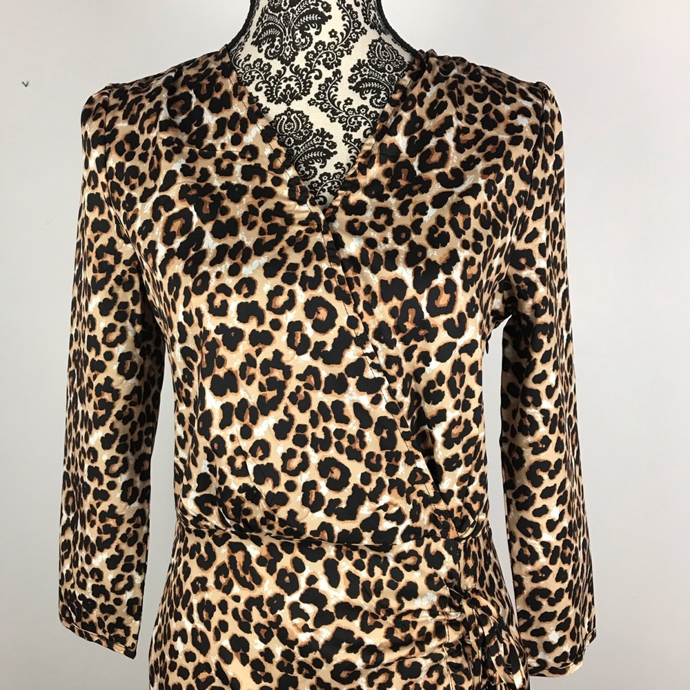 Women’s Long Leopard Dress, Medium.